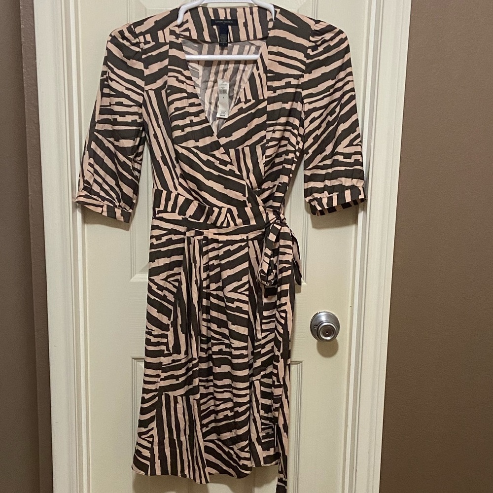 Banana Republic Tie Wrap Dress sz4